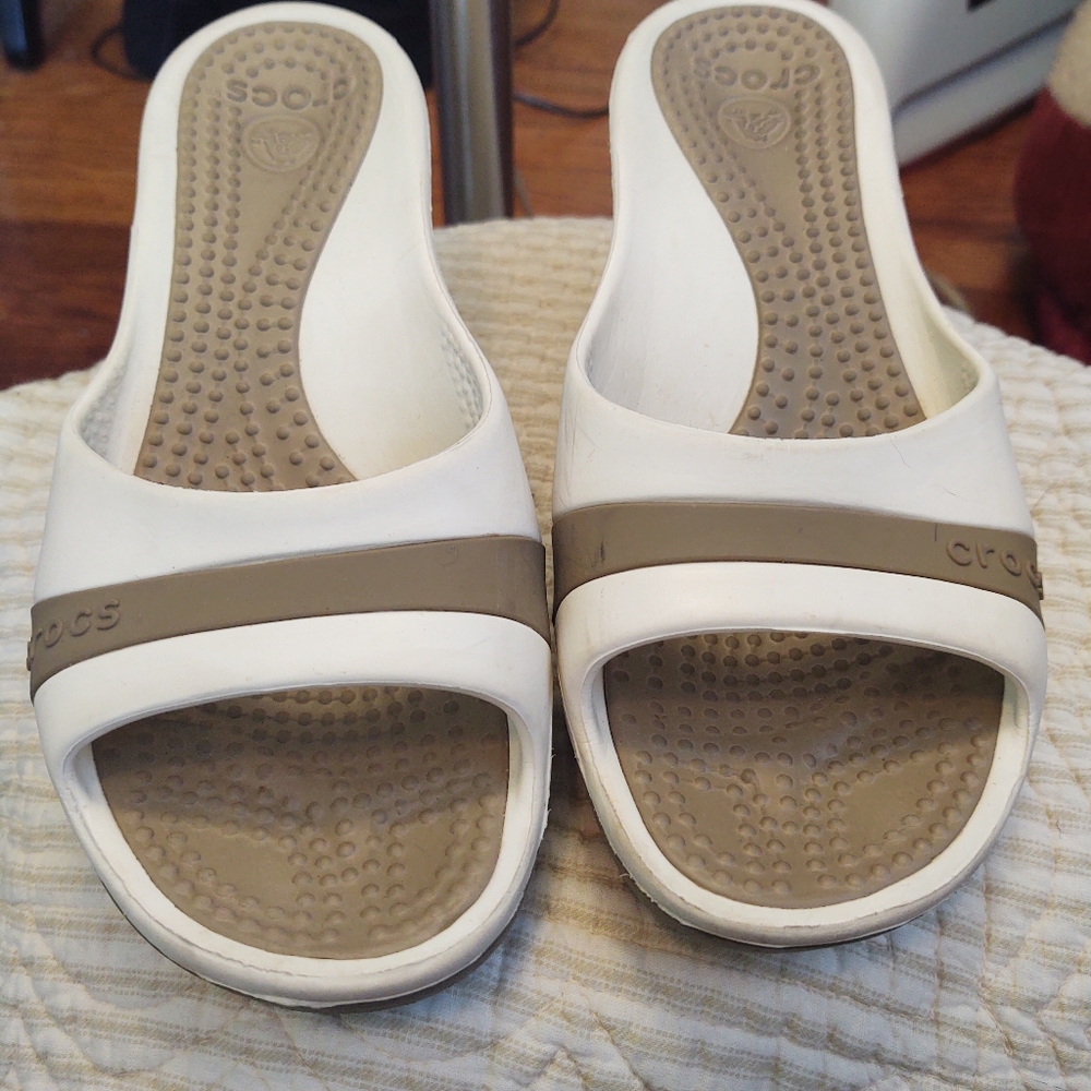 Heeled crocs